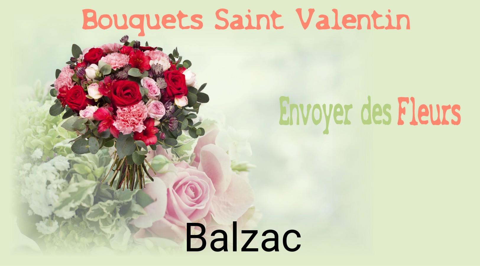 Roses de Saint-Valentin livrées à Balzac